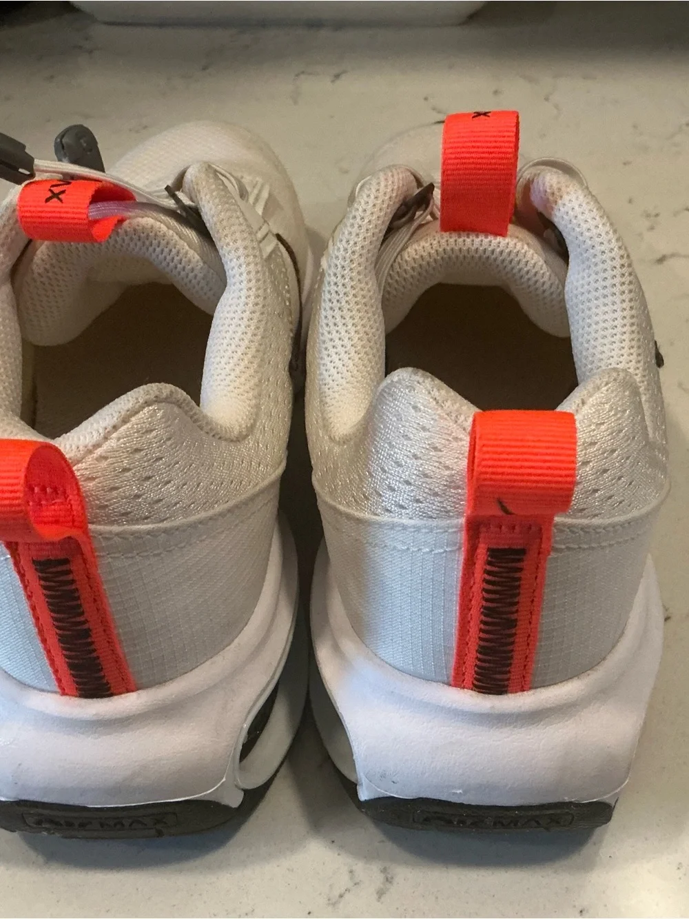 Nike air max INTRLK Lite (GS) white orange shoes youth size 4.5